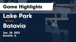 Lake Park  vs Batavia  Game Highlights - Jan. 28, 2022