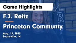 F.J. Reitz  vs Princeton Communty Game Highlights - Aug. 19, 2019