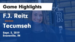 F.J. Reitz  vs Tecumseh  Game Highlights - Sept. 3, 2019