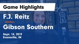 F.J. Reitz  vs Gibson Southern  Game Highlights - Sept. 14, 2019