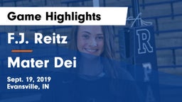 F.J. Reitz  vs Mater Dei  Game Highlights - Sept. 19, 2019