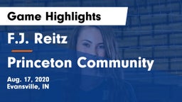 F.J. Reitz  vs Princeton Community Game Highlights - Aug. 17, 2020