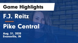 F.J. Reitz  vs Pike Central  Game Highlights - Aug. 31, 2020