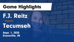 F.J. Reitz  vs Tecumseh  Game Highlights - Sept. 1, 2020