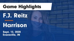 F.J. Reitz  vs Harrison  Game Highlights - Sept. 12, 2020