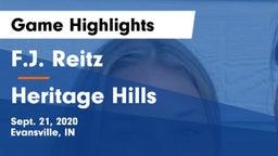 F.J. Reitz  vs Heritage Hills  Game Highlights - Sept. 21, 2020