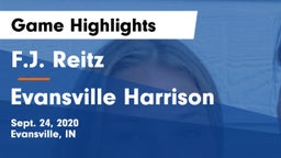 F.J. Reitz  vs Evansville Harrison Game Highlights - Sept. 24, 2020
