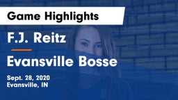 F.J. Reitz  vs Evansville Bosse Game Highlights - Sept. 28, 2020
