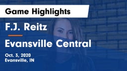 F.J. Reitz  vs Evansville Central  Game Highlights - Oct. 3, 2020