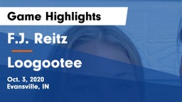 F.J. Reitz  vs Loogootee  Game Highlights - Oct. 3, 2020