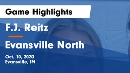 F.J. Reitz  vs Evansville North  Game Highlights - Oct. 10, 2020