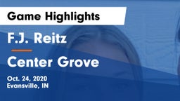 F.J. Reitz  vs Center Grove  Game Highlights - Oct. 24, 2020