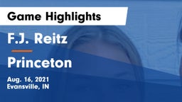 F.J. Reitz  vs Princeton  Game Highlights - Aug. 16, 2021
