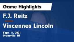 F.J. Reitz  vs Vincennes Lincoln  Game Highlights - Sept. 11, 2021