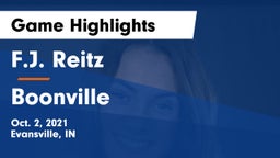 F.J. Reitz  vs Boonville  Game Highlights - Oct. 2, 2021