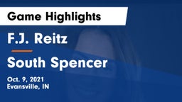 F.J. Reitz  vs South Spencer  Game Highlights - Oct. 9, 2021