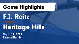 F.J. Reitz  vs Heritage Hills  Game Highlights - Sept. 19, 2022