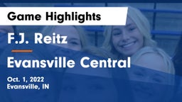 F.J. Reitz  vs Evansville Central  Game Highlights - Oct. 1, 2022