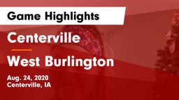 Centerville  vs West Burlington  Game Highlights - Aug. 24, 2020