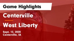 Centerville  vs West Liberty  Game Highlights - Sept. 12, 2020