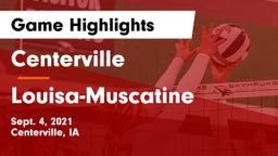 Centerville  vs Louisa-Muscatine  Game Highlights - Sept. 4, 2021