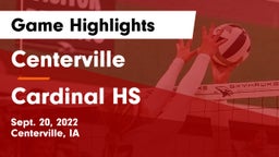 Centerville  vs Cardinal HS Game Highlights - Sept. 20, 2022