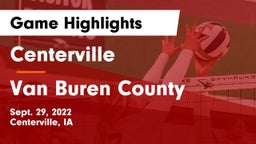 Centerville  vs Van Buren County  Game Highlights - Sept. 29, 2022