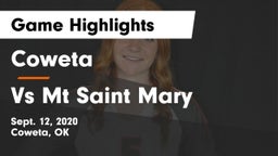 Coweta  vs Vs Mt Saint Mary Game Highlights - Sept. 12, 2020
