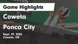 Coweta  vs Ponca City  Game Highlights - Sept. 29, 2020