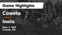 Coweta  vs Inola  Game Highlights - Sept. 9, 2022