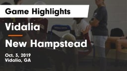 Vidalia  vs New Hampstead  Game Highlights - Oct. 3, 2019