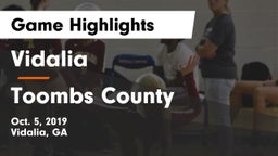 Vidalia  vs Toombs County Game Highlights - Oct. 5, 2019