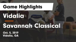 Vidalia  vs Savannah Classical Game Highlights - Oct. 5, 2019