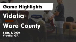 Vidalia  vs Ware County  Game Highlights - Sept. 3, 2020