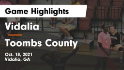 Vidalia  vs Toombs County  Game Highlights - Oct. 18, 2021