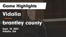 Vidalia  vs brantley county Game Highlights - Sept. 18, 2023