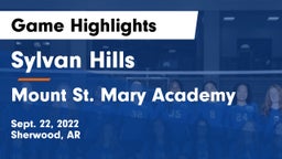 Sylvan Hills  vs Mount St. Mary Academy Game Highlights - Sept. 22, 2022