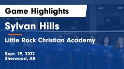 Sylvan Hills  vs Little Rock Christian Academy  Game Highlights - Sept. 29, 2022