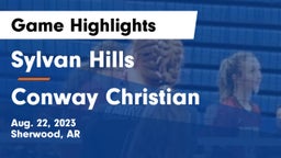 Sylvan Hills  vs Conway Christian  Game Highlights - Aug. 22, 2023
