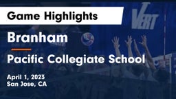 Branham  vs Pacific Collegiate School Game Highlights - April 1, 2023