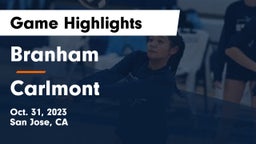 Branham  vs Carlmont  Game Highlights - Oct. 31, 2023