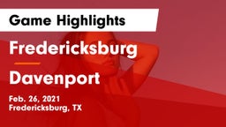 Fredericksburg  vs Davenport  Game Highlights - Feb. 26, 2021