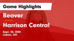 Beaver  vs Harrison Central  Game Highlights - Sept. 30, 2020