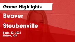 Beaver  vs Steubenville  Game Highlights - Sept. 22, 2021