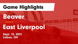 Beaver  vs East Liverpool  Game Highlights - Sept. 15, 2022