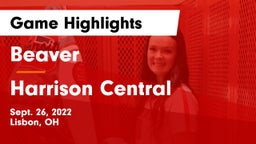 Beaver  vs Harrison Central  Game Highlights - Sept. 26, 2022