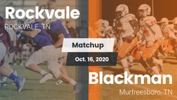Matchup: Rockvale  vs. Blackman  2020