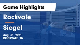 Rockvale  vs Siegel  Game Highlights - Aug. 31, 2021