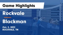 Rockvale  vs Blackman  Game Highlights - Oct. 2, 2022