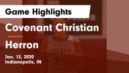 Covenant Christian  vs Herron  Game Highlights - Jan. 13, 2020